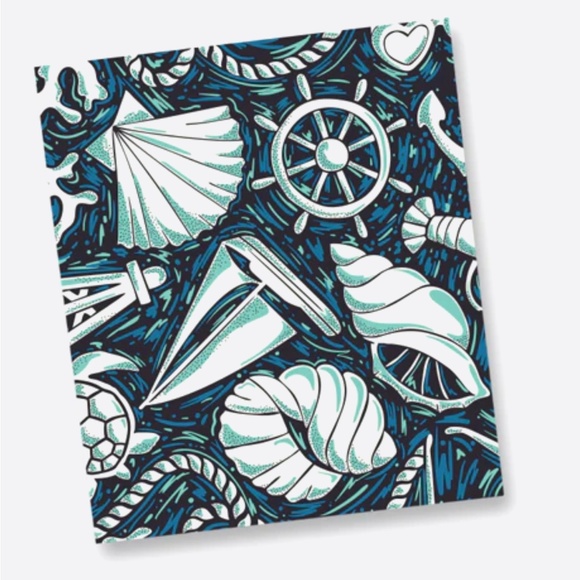 NWT Vera Bradley Flip Flops - Shore Enough - Women's Medium Sz 7/8 Shells Beach - Picture 12 of 12